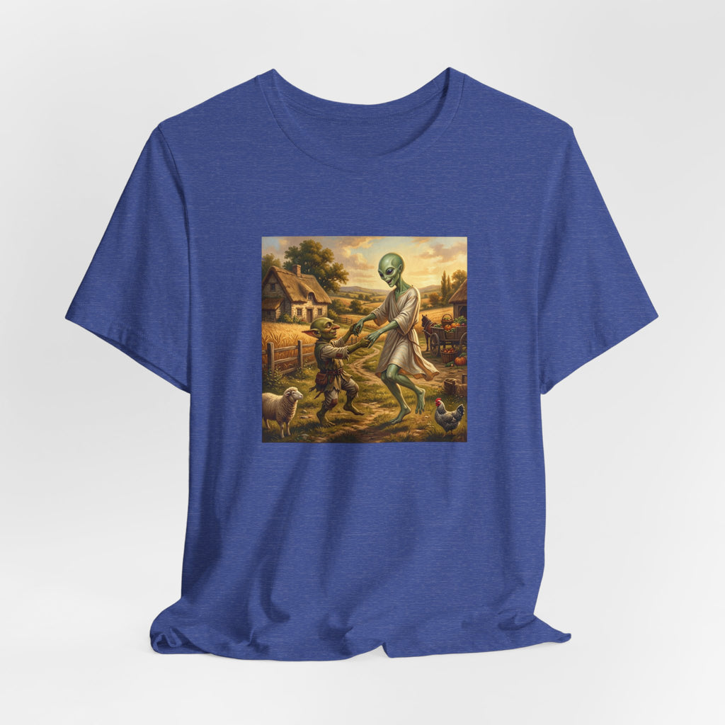 Alien Harvest Vintage Art T‑Shirt
