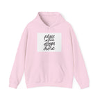 Classic Hoodie with Centered Design – 'Place Your Design Here'
