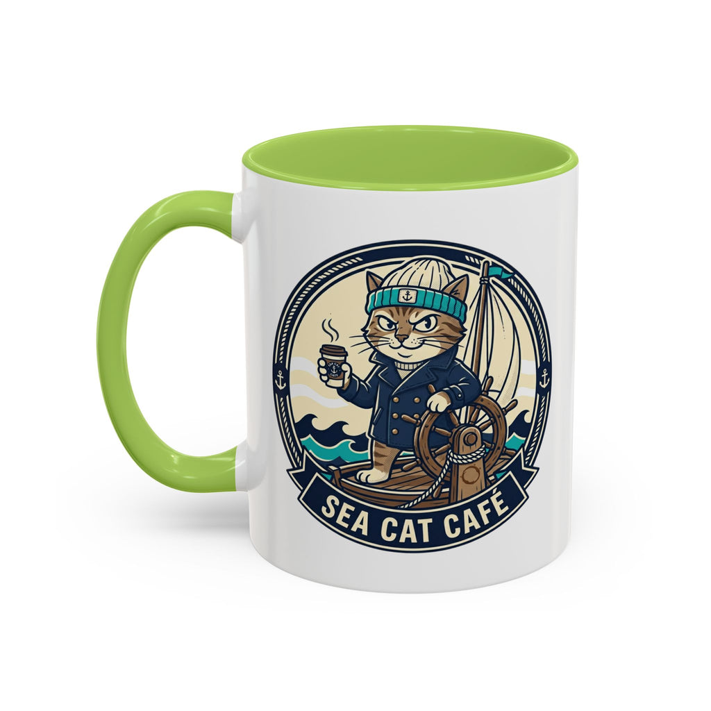 Nautical Sailboat Coffee Mug – Vintage Ocean Adventure Accent Mug