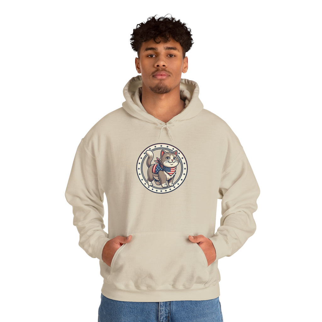 Patriotic Cat Hoodie