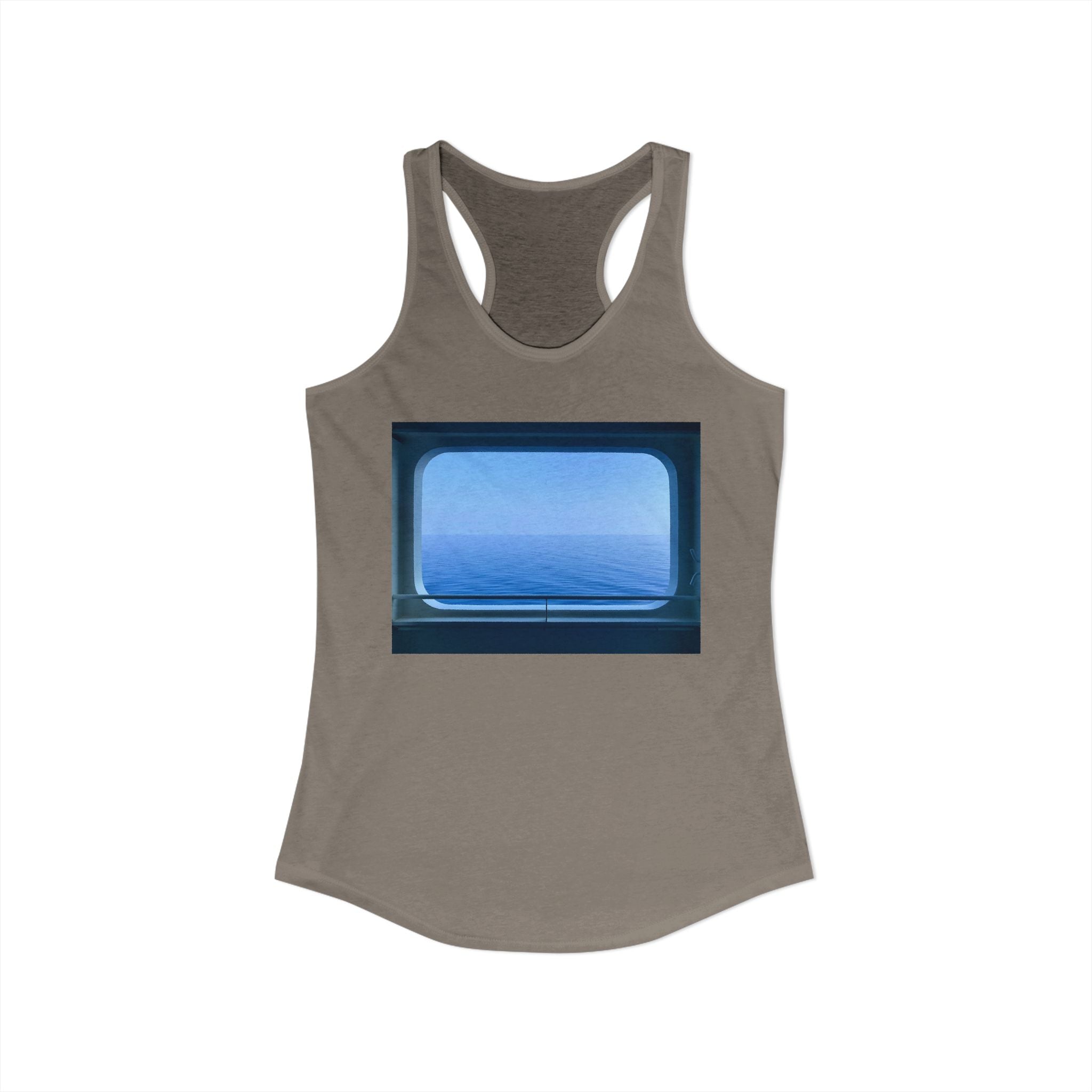 Women's Ideal Racerback Tank - Summer Ocean View