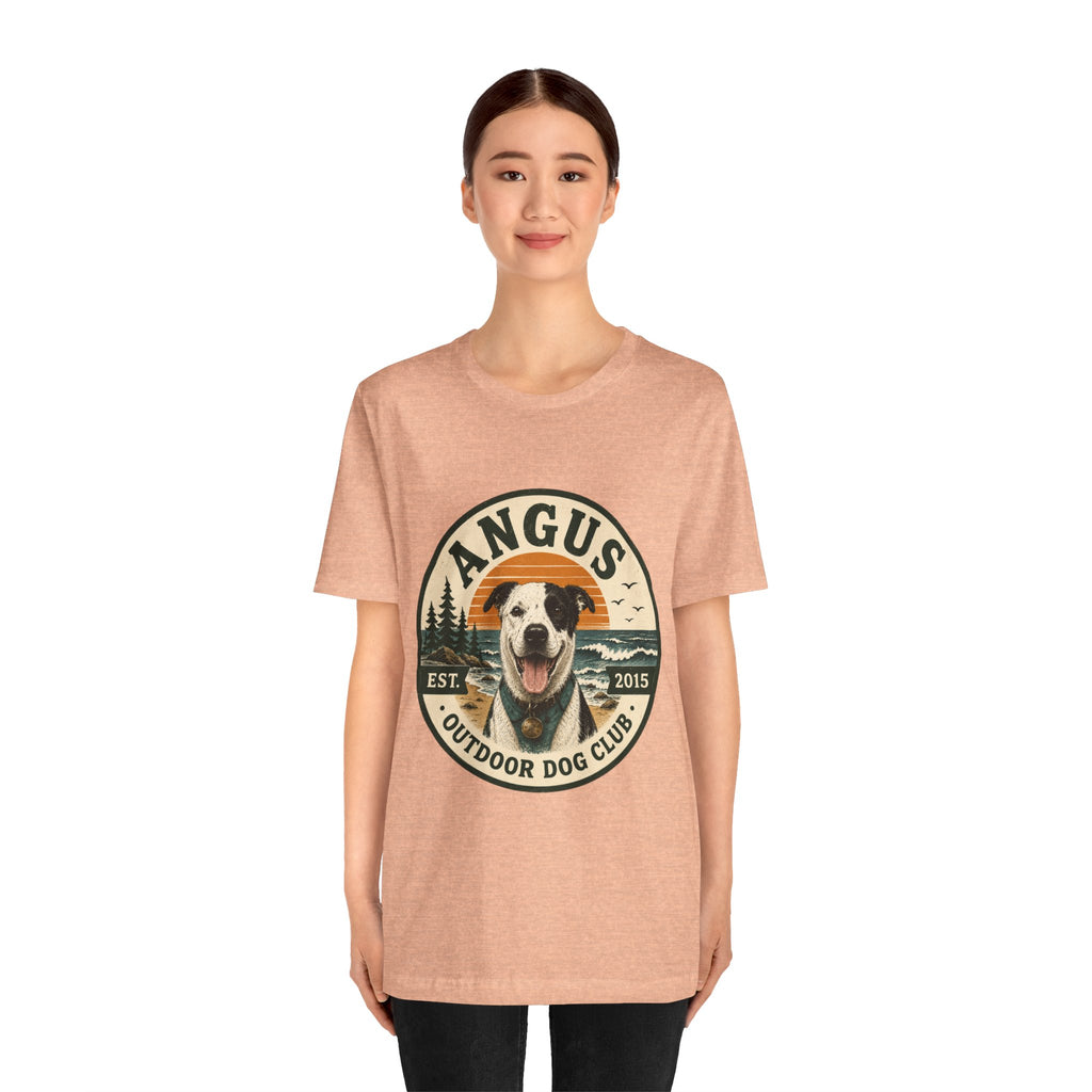 Angus Dog Photo Collage T-Shirt