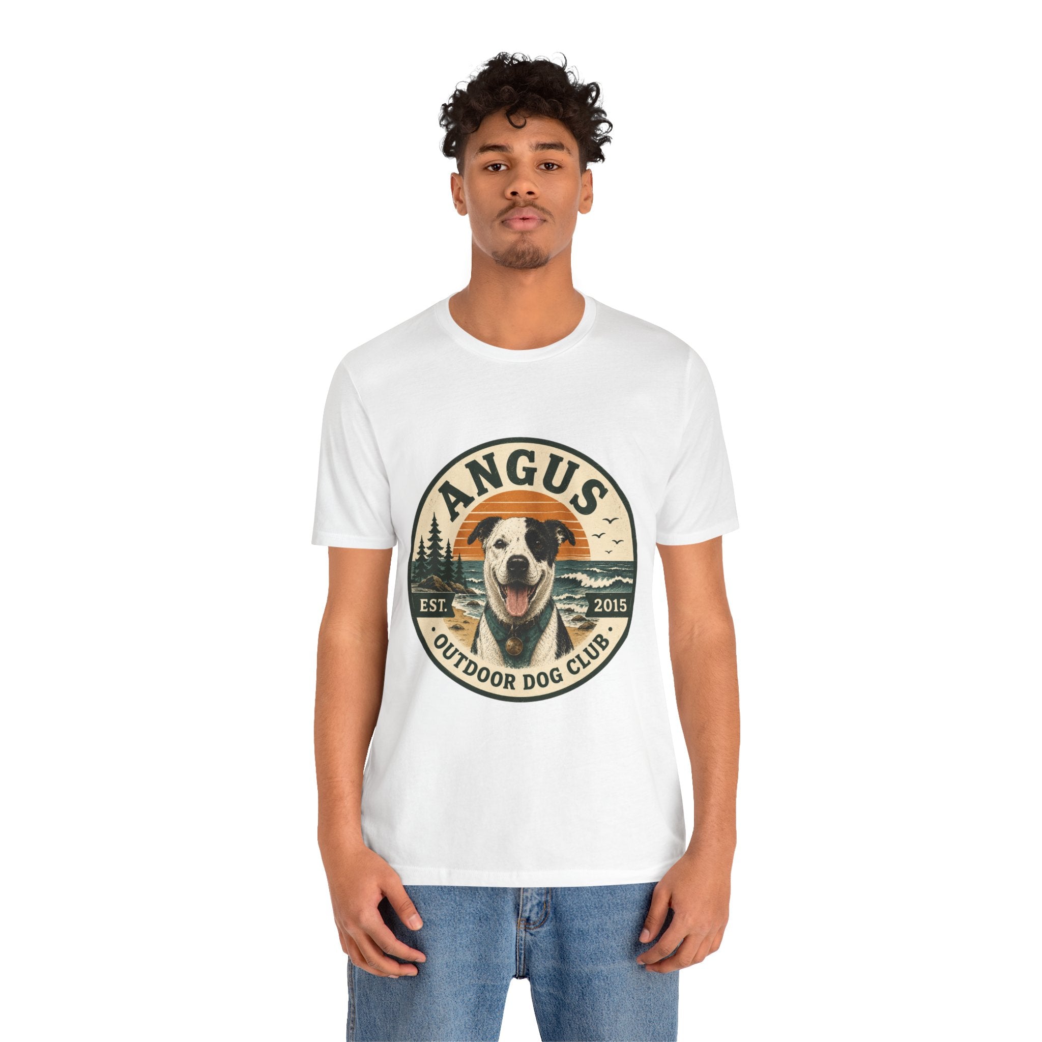 Angus Dog Photo Collage T-Shirt
