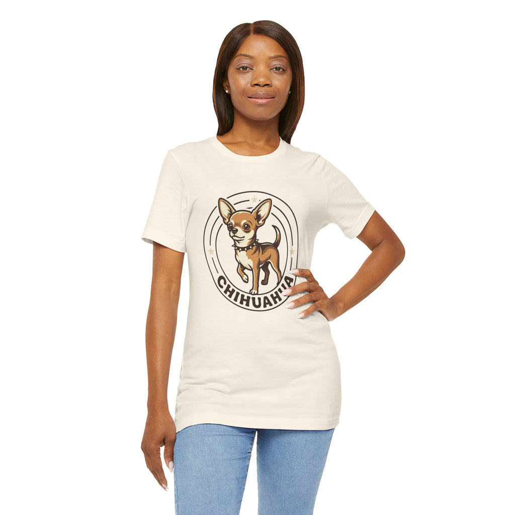 Chihuahua Graphic Tee — Cute Cartoon Dog T‑Shirt for Chihuahua Lovers