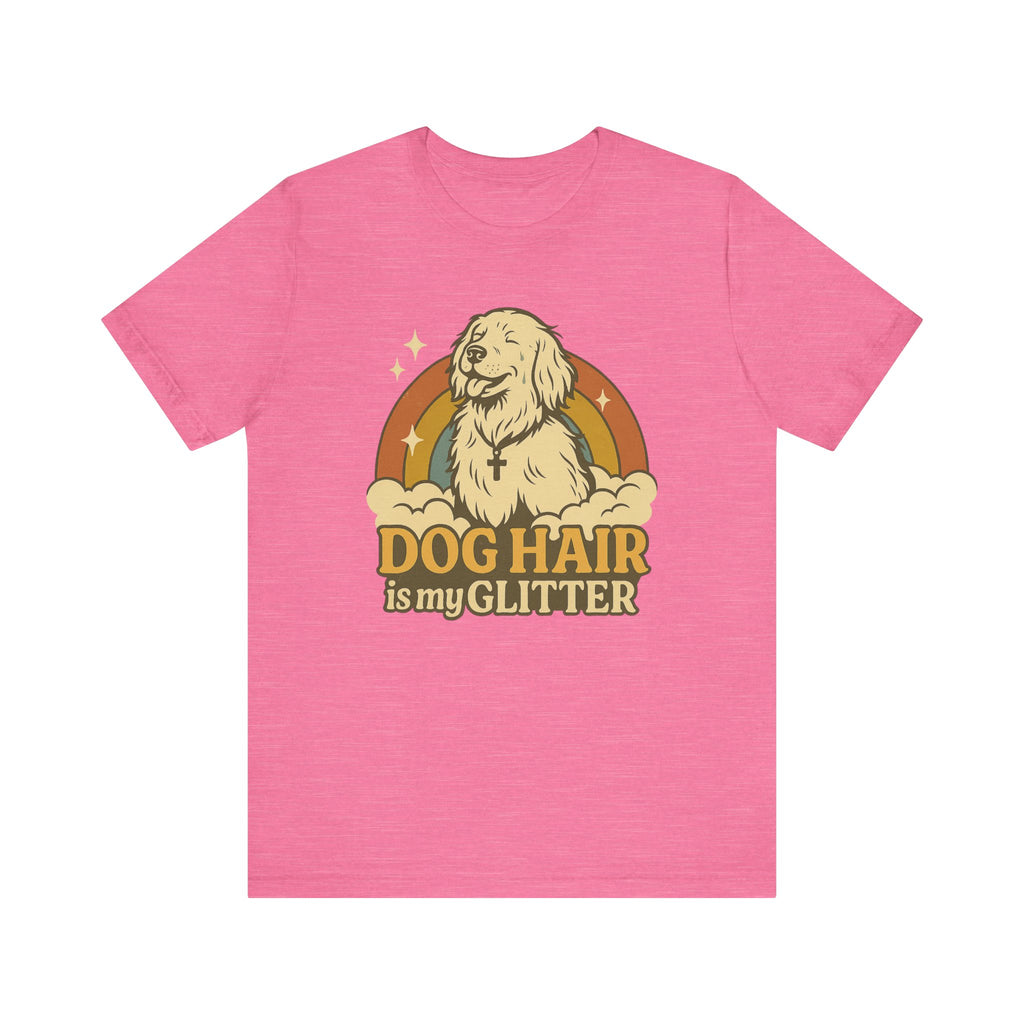 "Dog Hair Is My Glitter" – Retro Golden Vibes Edition