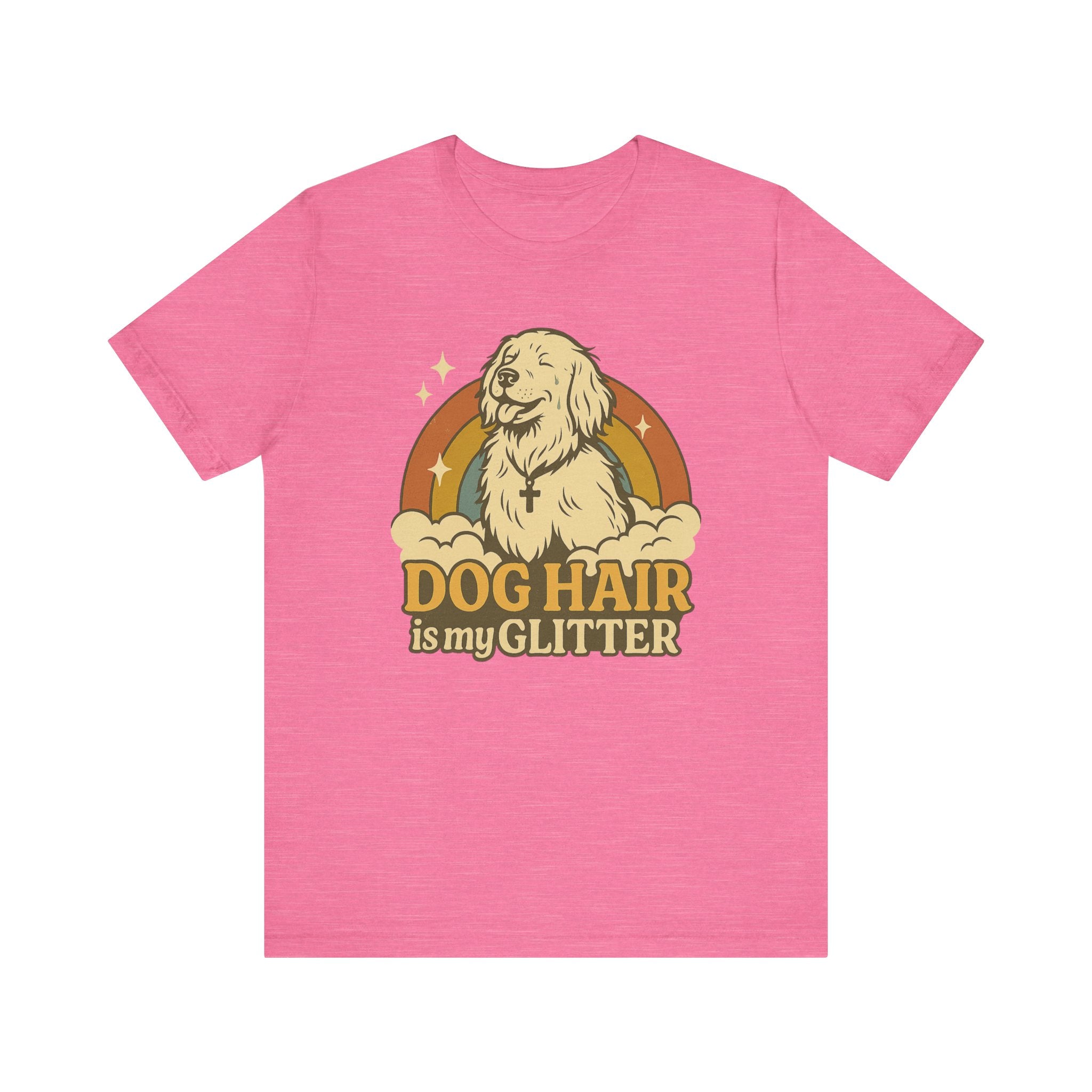 "Dog Hair Is My Glitter" – Retro Golden Vibes Edition