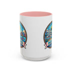 Miami Vintage Travel Accent Coffee Mug – 'Miami' Scenic Beach & Skyline Design (11/15oz)