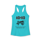 ADHD AC/DC Tank — "For Those About to Focus We Salute You" Graphic T-Shirt