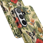 Tropical chihuahua Phone Case — Floral Pineapple Protective Tough Case