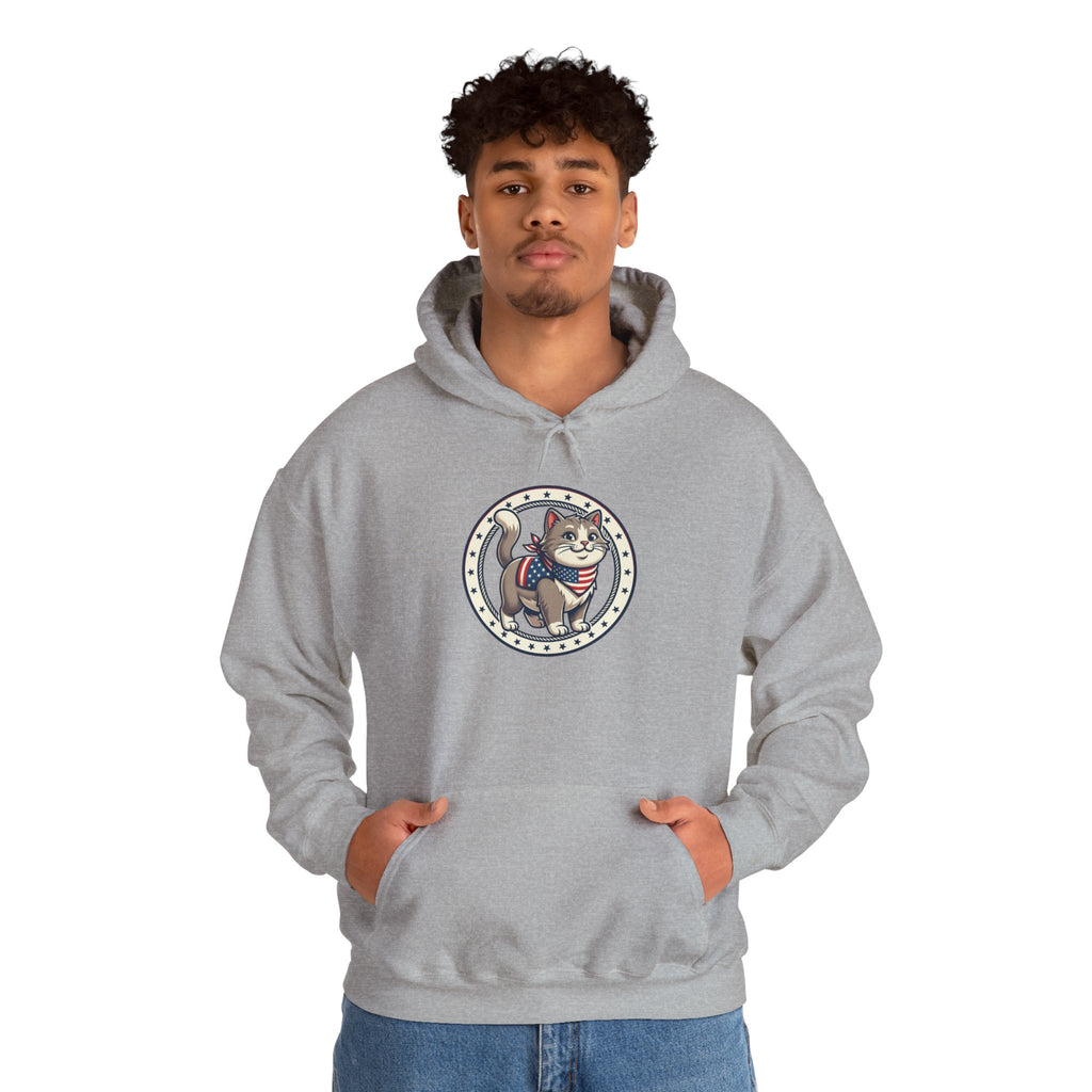 Patriotic Cat Hoodie
