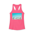 Women's Ideal Racerback Tank - Summer Palms