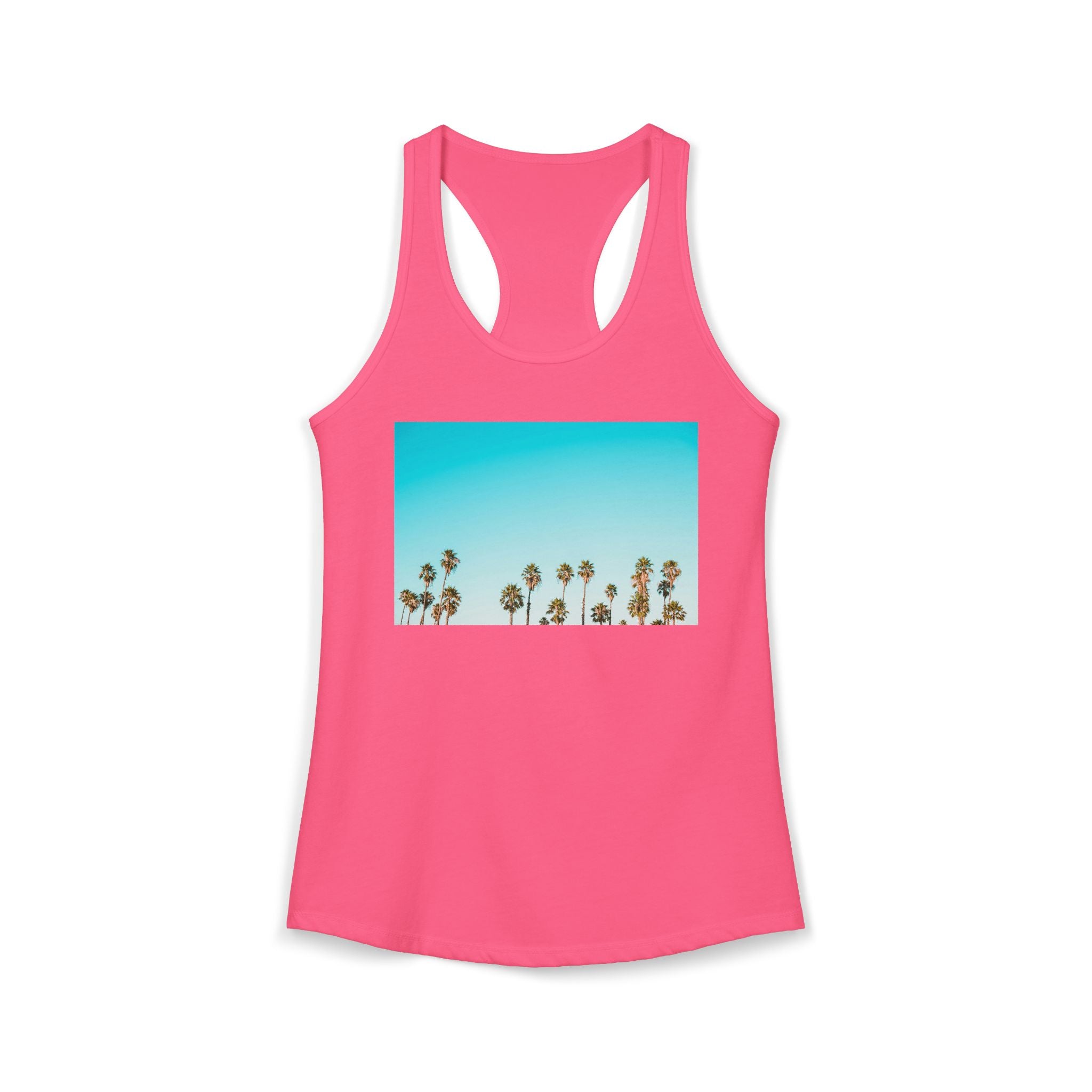 Women's Ideal Racerback Tank - Summer Palms