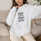 Classic Hoodie with Centered Design – 'Place Your Design Here'