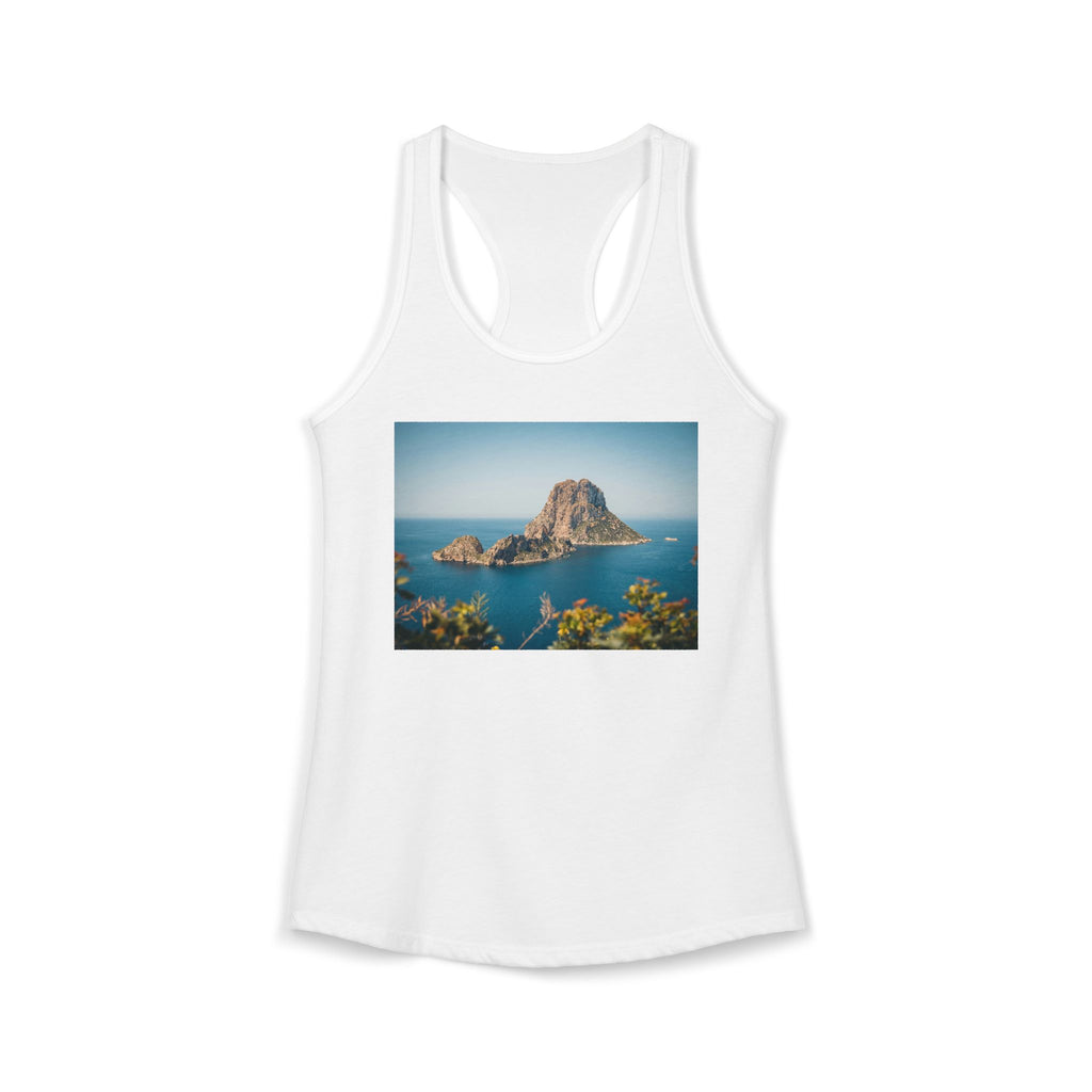 Women's Racerback Tank - Es Vedrà, Spain View