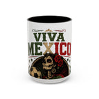 Viva Mexico Accent Coffee Mug — Day of the Dead Skeleton Design (11/15oz)