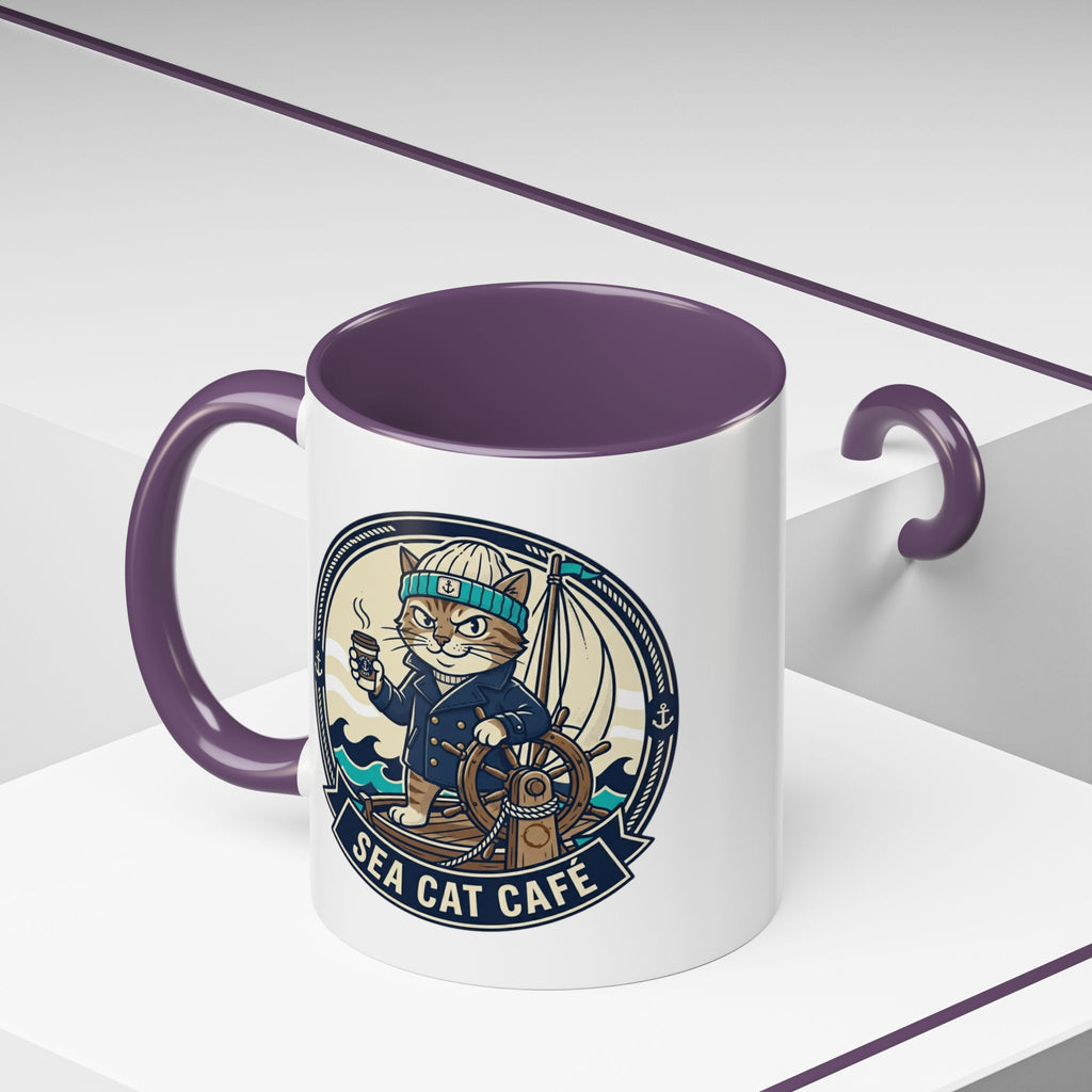 Nautical Sailboat Coffee Mug – Vintage Ocean Adventure Accent Mug