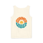 Summer Vibes Unisex Tank Top - Retro Sun Graphic