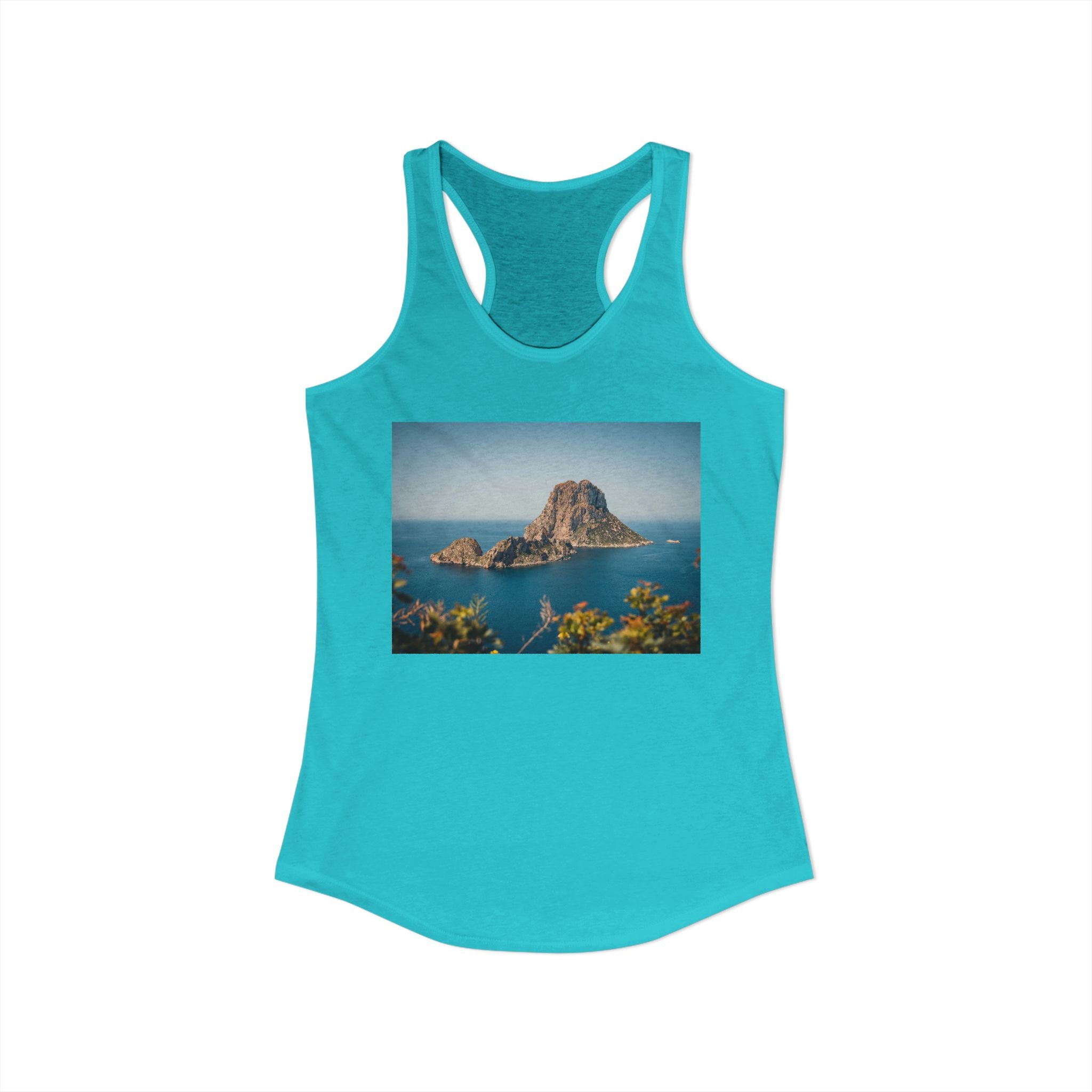 Women's Racerback Tank - Es Vedrà, Spain View