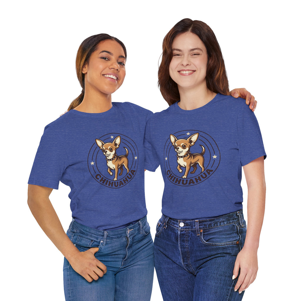 Chihuahua Graphic Tee — Cute Cartoon Dog T‑Shirt for Chihuahua Lovers