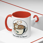 Latte Cat Coffee Mug – "Don't Wake Me, I'll Move" Cute Cat Latte Art Ceramic Accent Mug