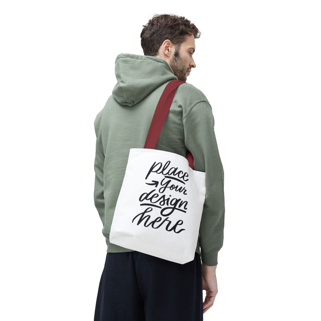 Custom Printed Tote Bag — Personalized All-Over-Print Canvas Shopper