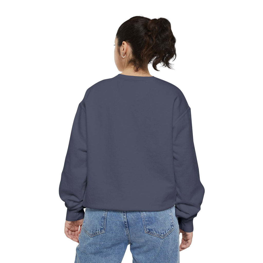 Floral Meadow Sweatshirt — Pink Cosmos Garden Crewneck