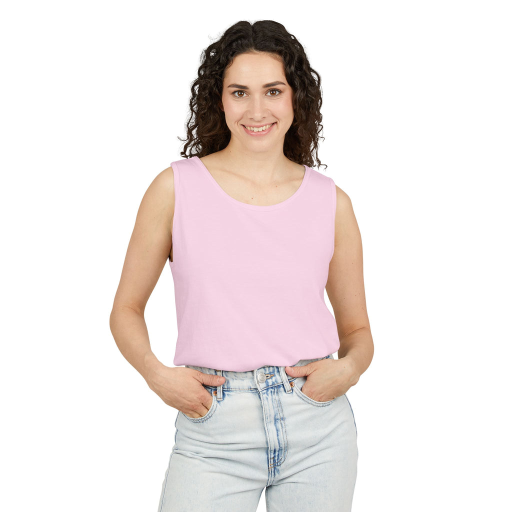 Summer Vibes Unisex Tank Top - Retro Sun Graphic