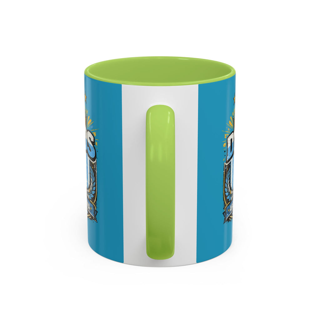 Coffee Mug — Bright Blue Accent Ceramic Mug (11/15oz)