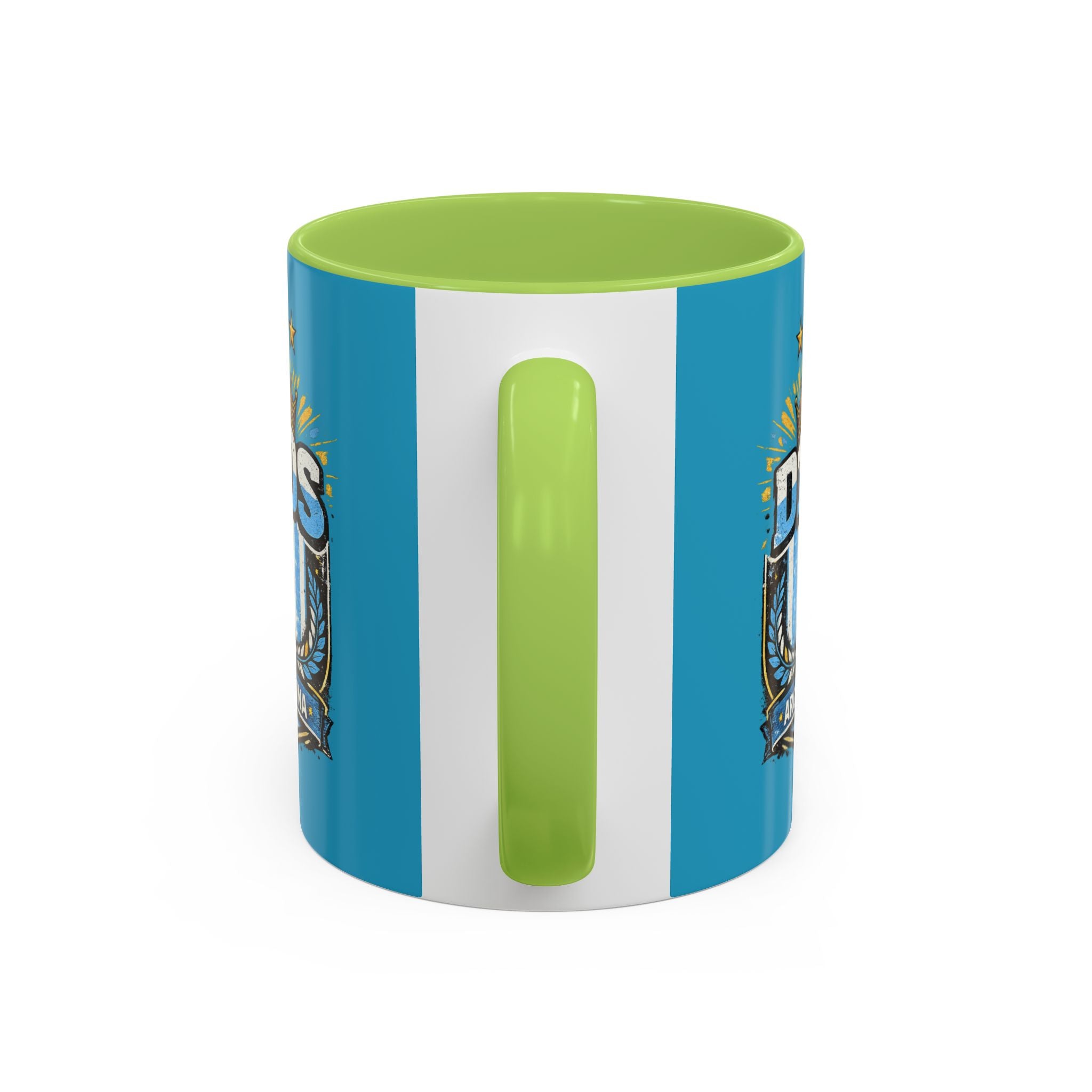 Coffee Mug — Bright Blue Accent Ceramic Mug (11/15oz)