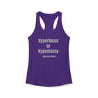 Graphic Tank — "Hyperfocus or Hyperhorny" Funny ADHD Humor Tank