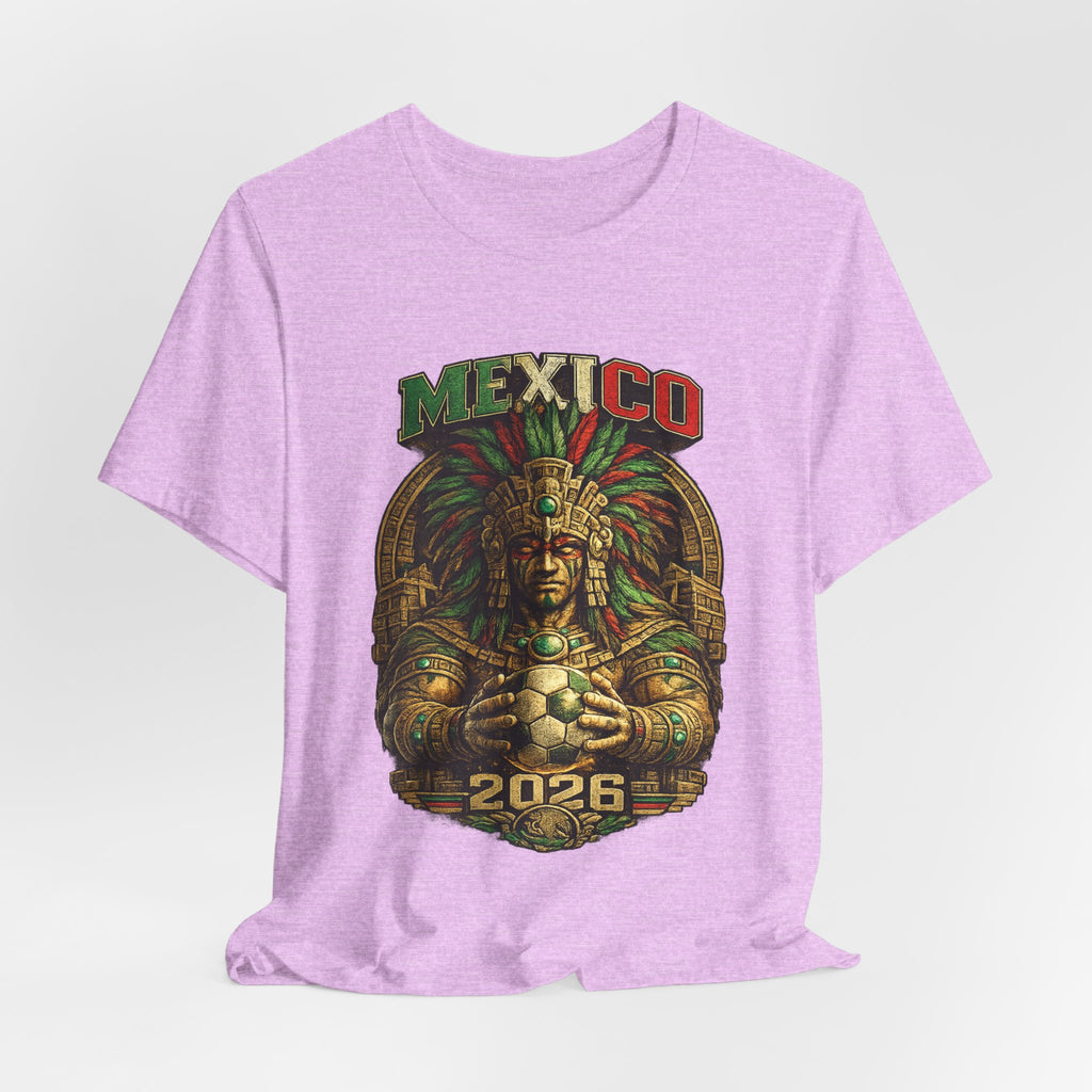 Mexico 2026 Aztec Warrior T-Shirt — Vintage Mexican Pride Soccer World Cup Tee