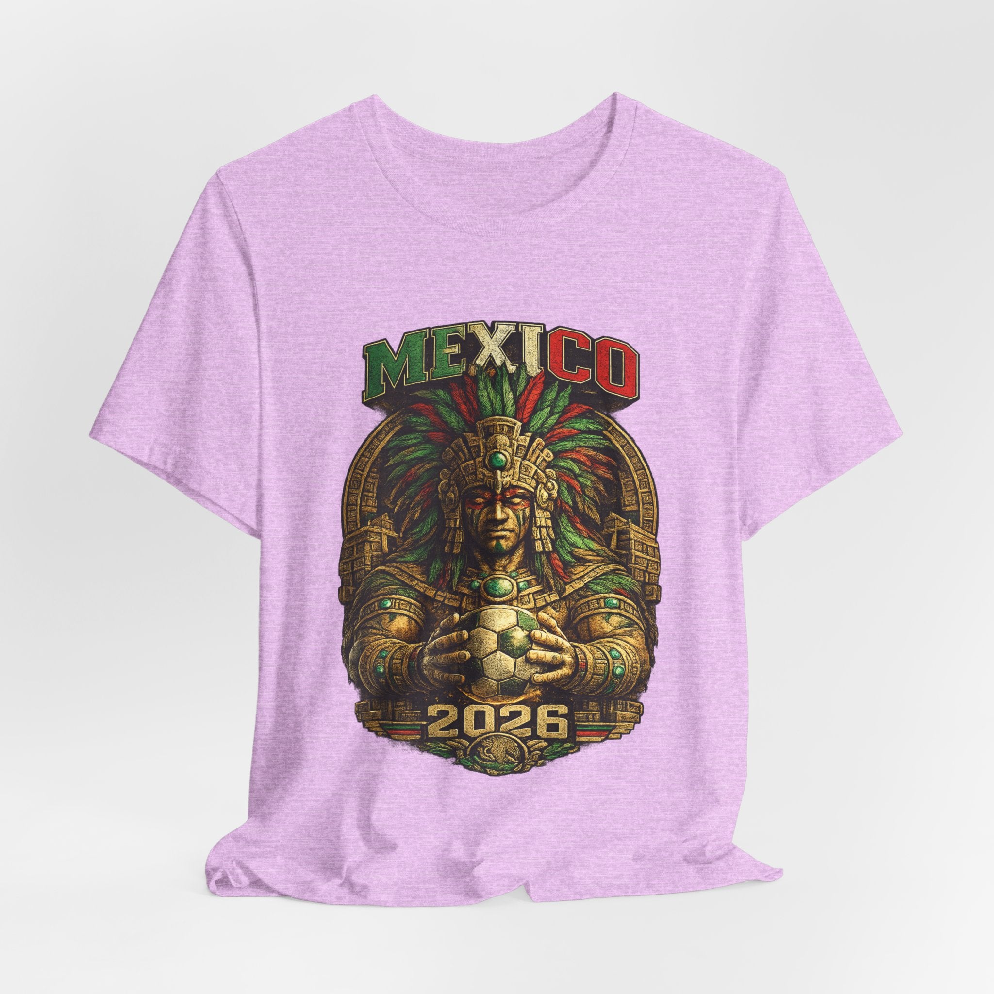 Mexico 2026 Aztec Warrior T-Shirt — Vintage Mexican Pride Soccer World Cup Tee