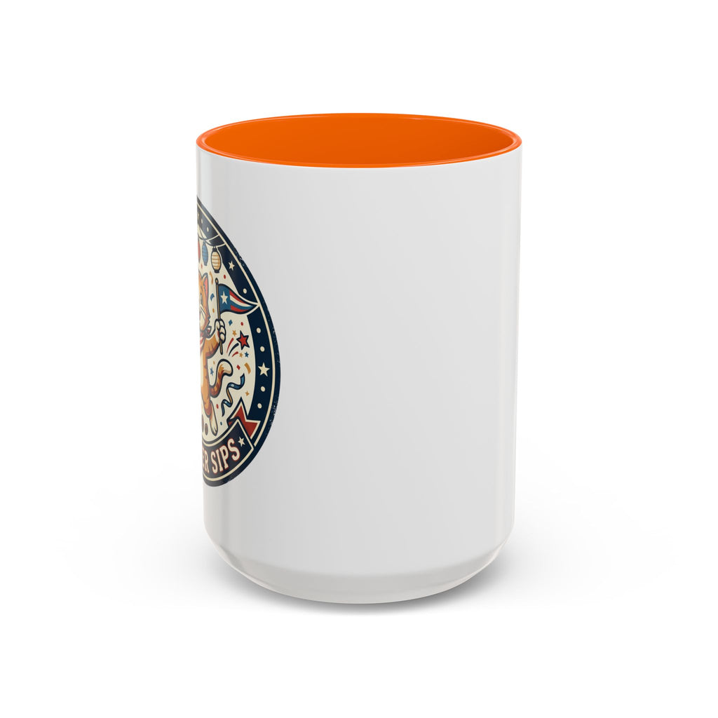 Space Camper Patch Coffee Mug — Retro Astronaut Camper 11/15oz Accent Mug