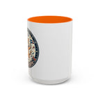 Space Camper Patch Coffee Mug — Retro Astronaut Camper 11/15oz Accent Mug