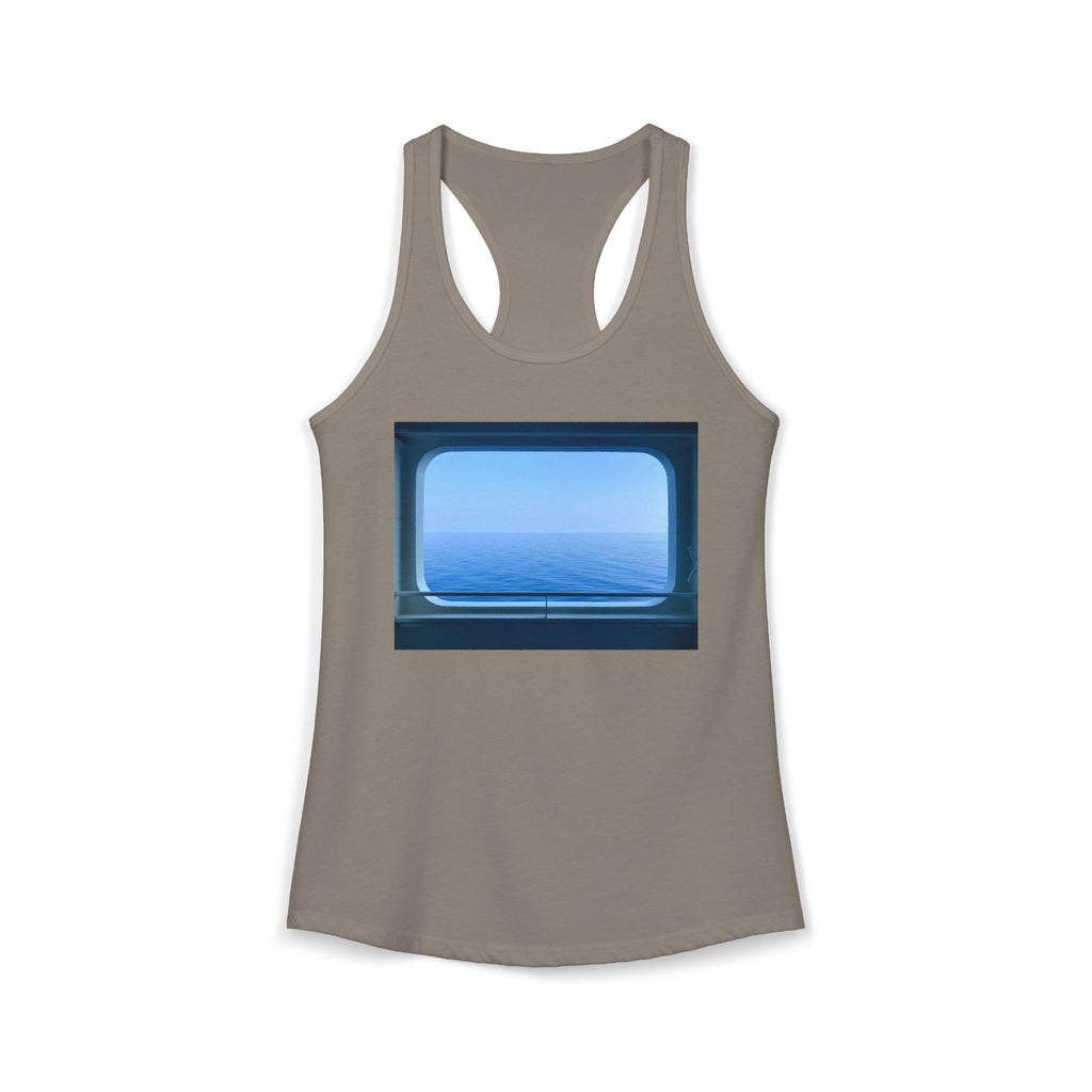 Women's Ideal Racerback Tank - Summer Ocean View
