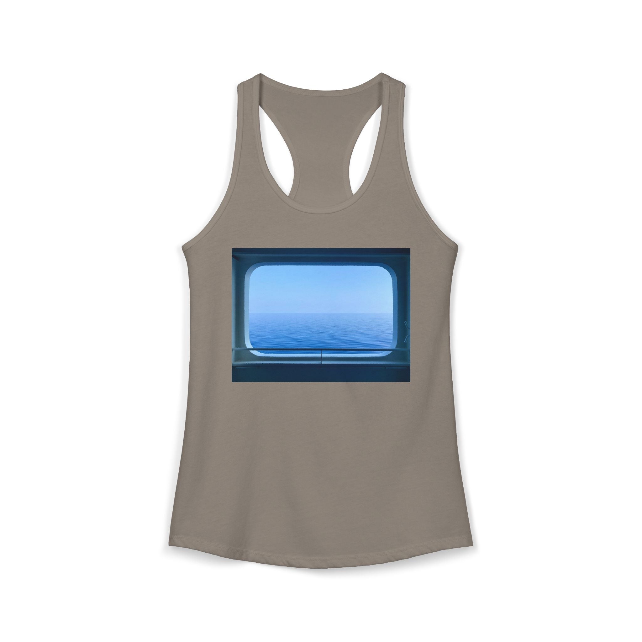 Women's Ideal Racerback Tank - Summer Ocean View