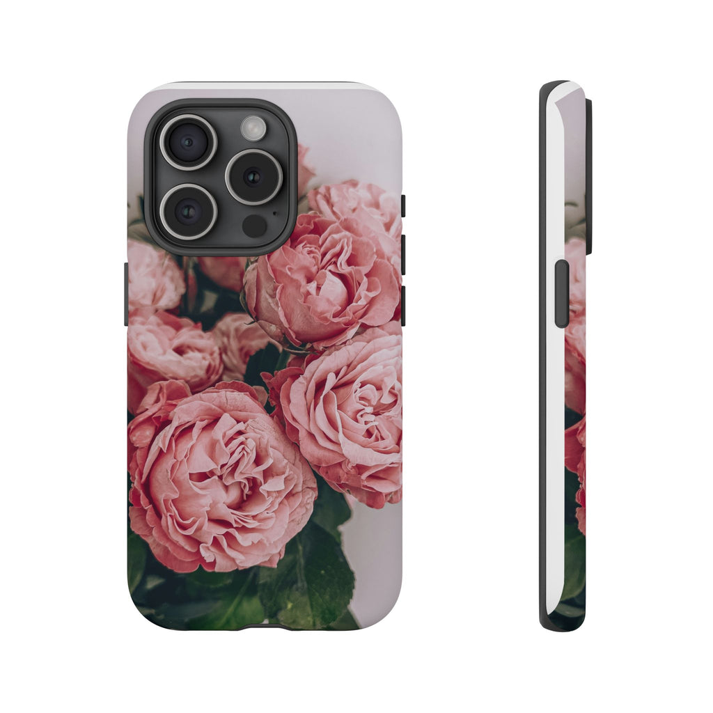 Tough Case — Pink Peonies Floral Phone Case