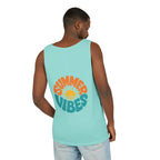 Summer Vibes Unisex Tank Top - Retro Sun Graphic