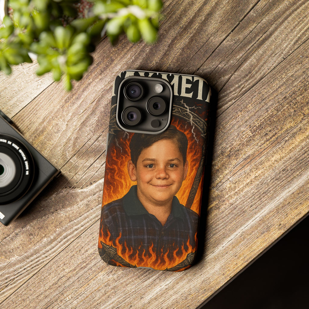 Metalhead Phone Case, Tough Cases for Music Lovers, Personalize with Unique Art, Gift for Metal Fans, Rock Lover's Accessory