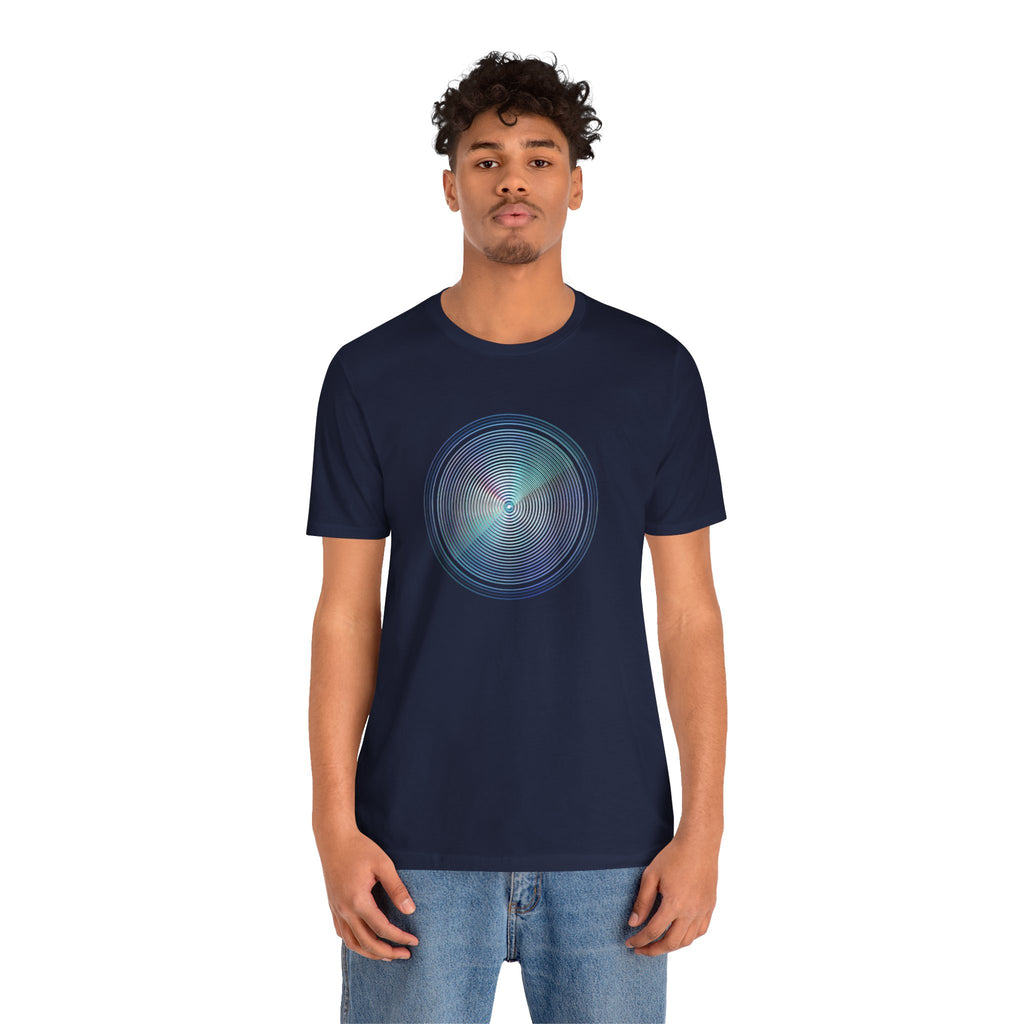 Hypnotic Holo Spiral T‑Shirt