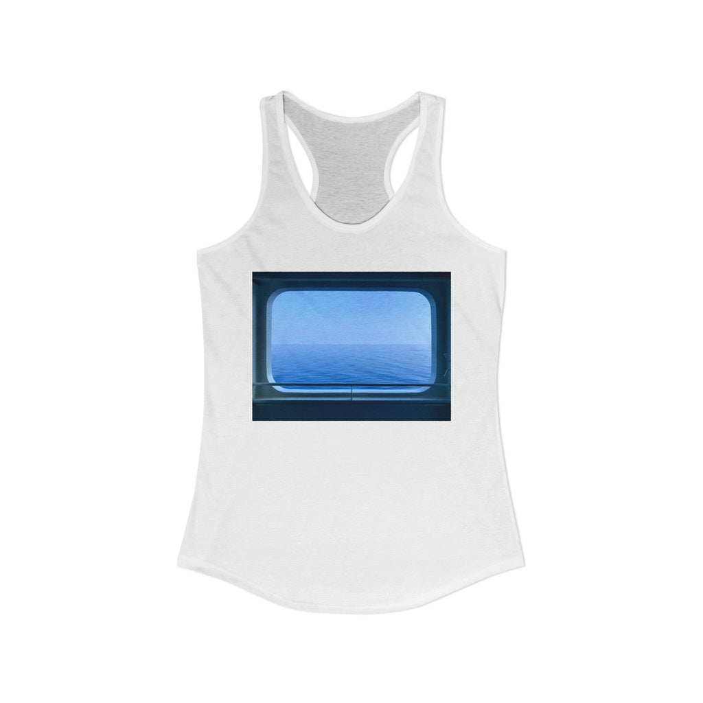 Women's Ideal Racerback Tank - Summer Ocean View