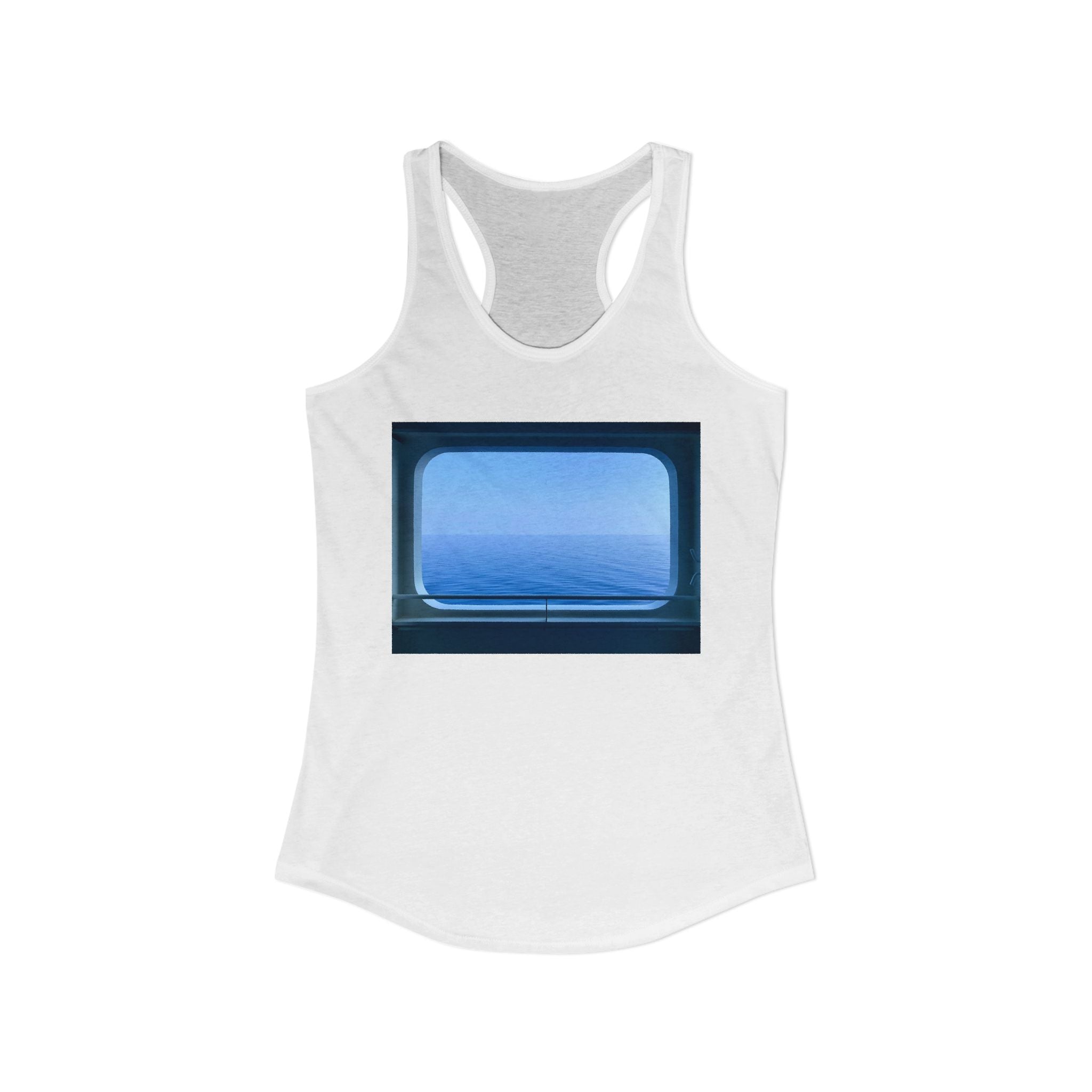Women's Ideal Racerback Tank - Summer Ocean View