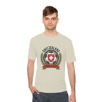Switzerland World Cup Soccer Tee — Swiss Crest Football Fan Shirt