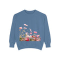 Floral Meadow Sweatshirt — Pink Cosmos Garden Crewneck