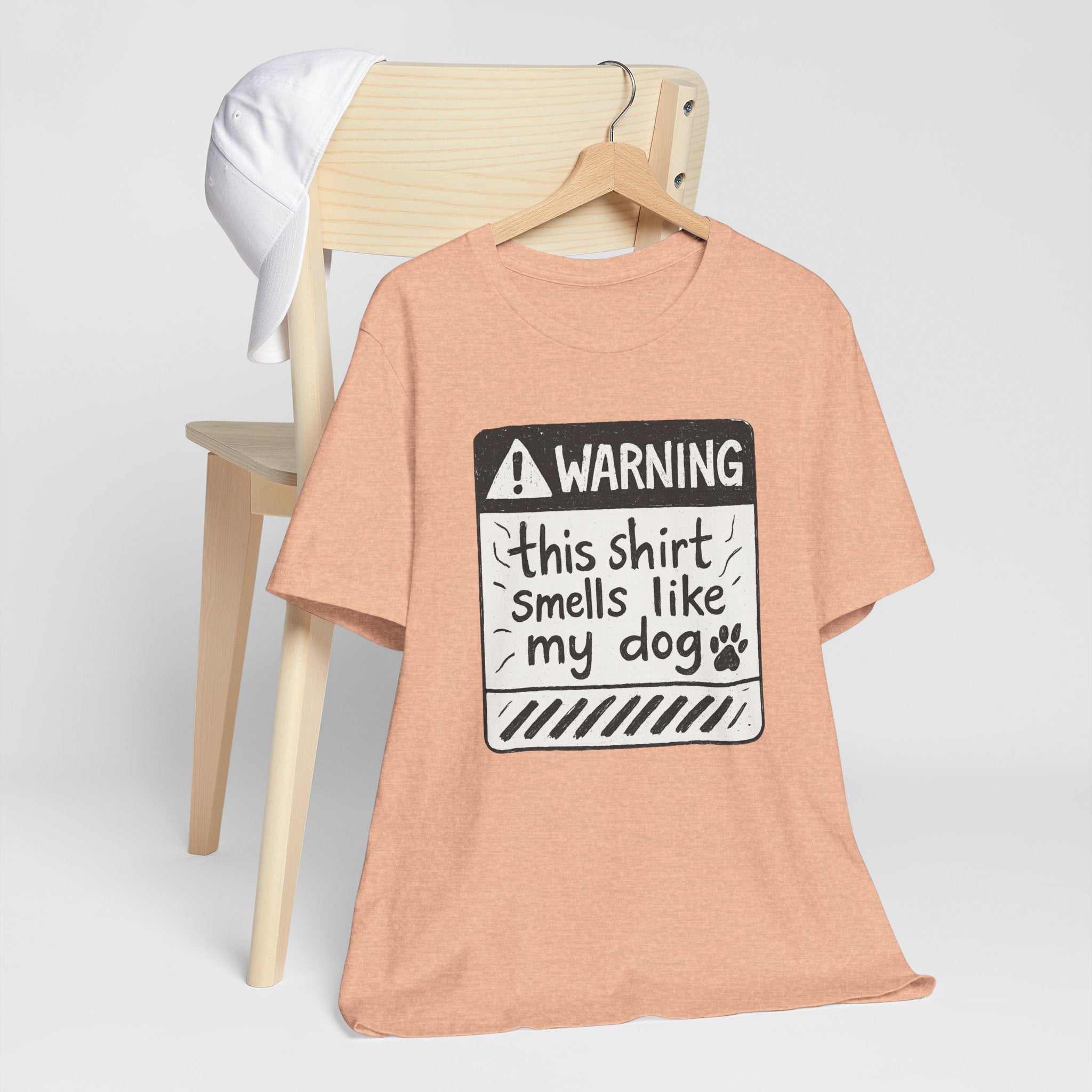T-Shirt — "Warning: This Shirt Smells Like My Dog" Funny Dog Lover Tee