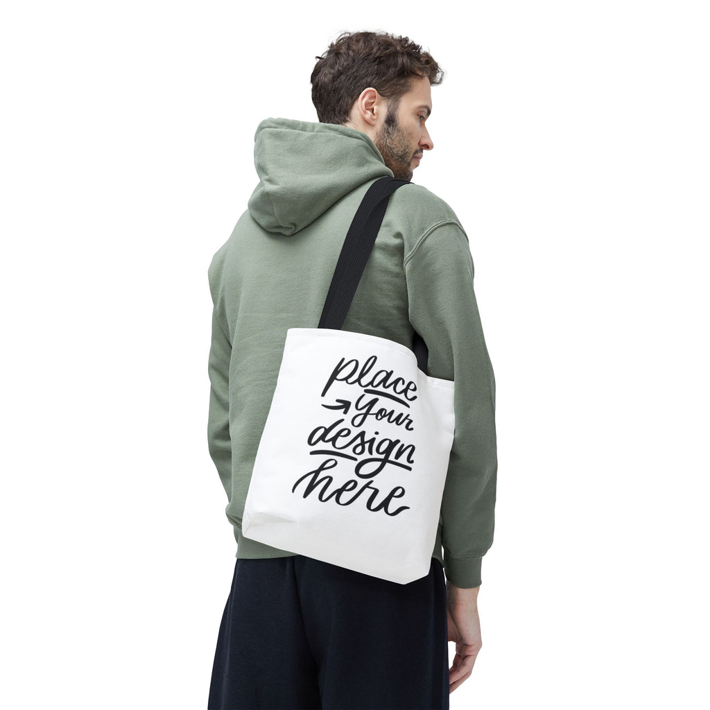Custom Printed Tote Bag — Personalized All-Over-Print Canvas Shopper