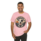 Angus Dog Tee — Retro Beach Portrait T-Shirt