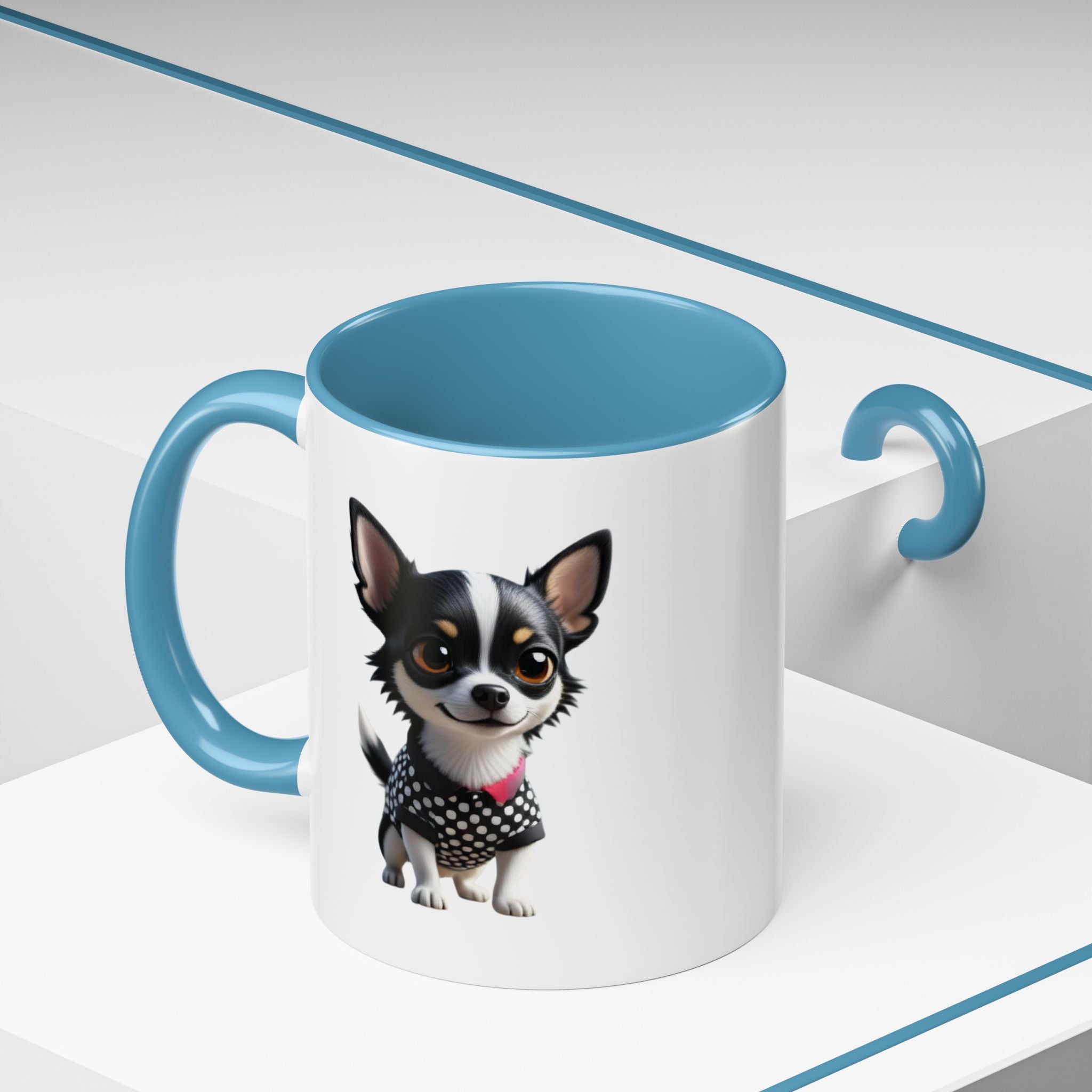 Chihuahua Dog Accent Coffee Mug – Cute Tiny Pup 11/15oz