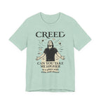 Creed-Inspired Unisex Jersey Tee - Wine & Cheese Lover's Shirt, Casual Daywear, Gift for Friends, Music Merch, Funny Tee