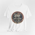 4th of July 250th Anniversary T-Shirt – Vintage American Flag Emblem (1776–2026)